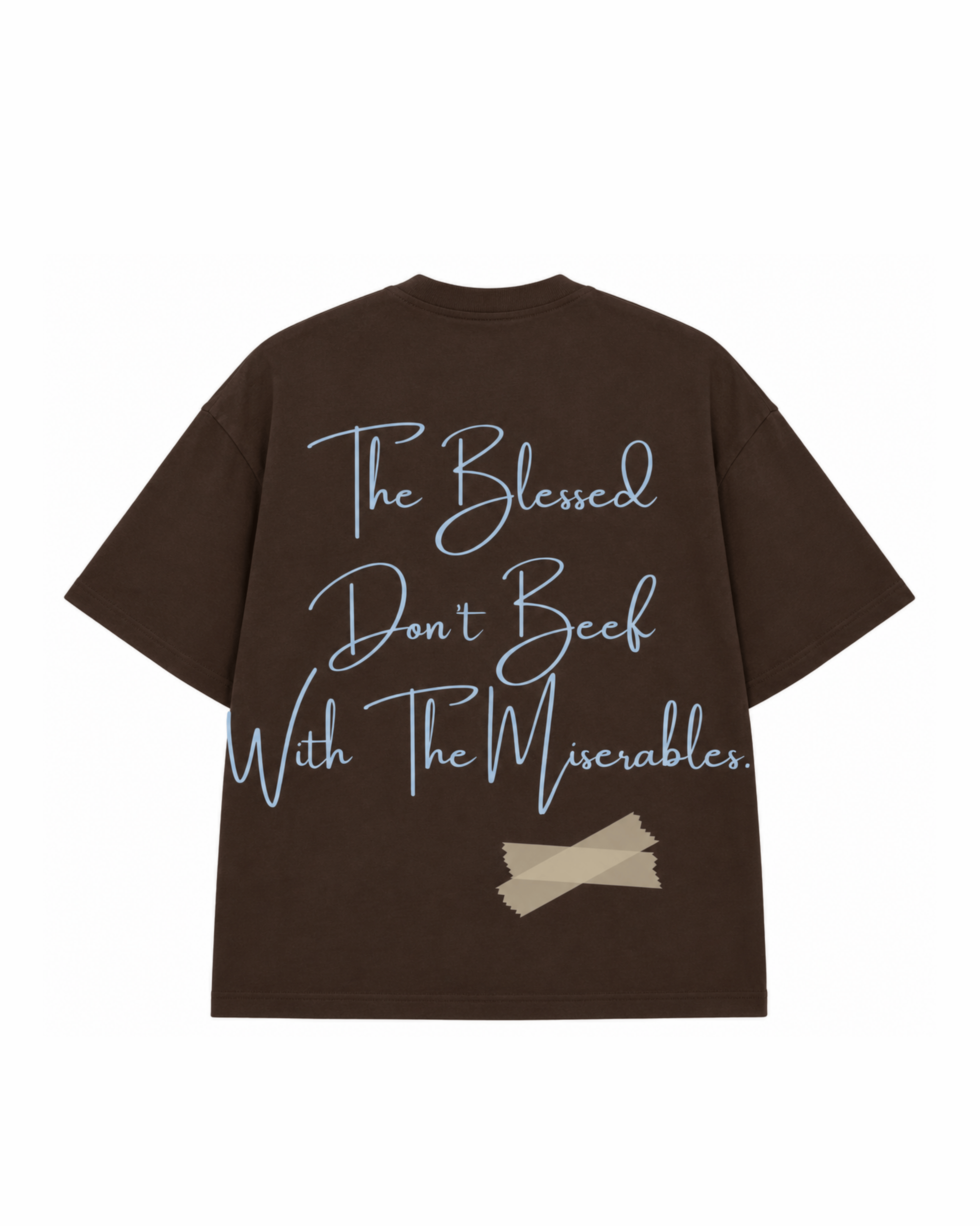 Concrete Mist Oversized Logo Tee
